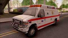 Ford E-350 SFFD San Francisco Ambulance para GTA San Andreas