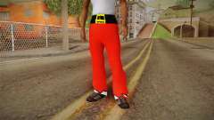 Pantalón rojo de Santa Claus para GTA San Andreas