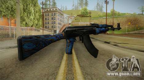 CS: GO AK-47 Blue Laminate Skin para GTA San Andreas