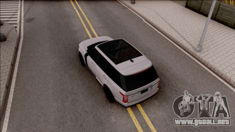 Range Rover Vogue Sport 2017 para GTA San Andreas