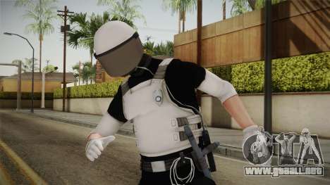 Mirror Edge Riot Cop v1 para GTA San Andreas