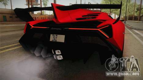 Lamborgini Veneno Roadster 2014 IVF v2 para GTA San Andreas