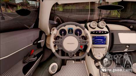 Pagani Huayra Roadster 2017 para GTA San Andreas