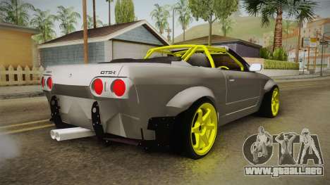 Nissan Skyline R32 Cabrio Drift Rocket Bunny v2 para GTA San Andreas