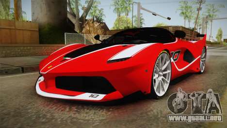 Ferrari FXX-K para GTA San Andreas