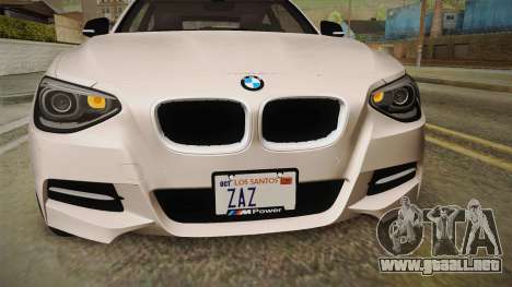BMW M135i 2013 para GTA San Andreas