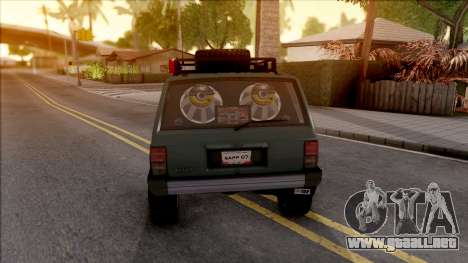 Jeep Cherokee 1984 Off-Road para GTA San Andreas