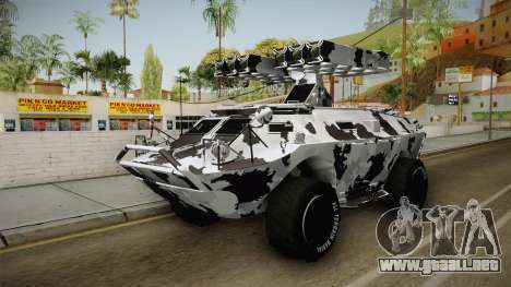 APC GTA 5 GunRunning Custom Turret para GTA San Andreas