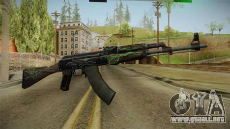 CS: GO AK-47 Emerald Pinstripe Skin para GTA San Andreas