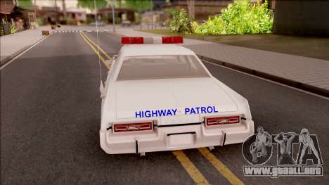 Dodge Monaco Montana Highway Patrol v2 para GTA San Andreas