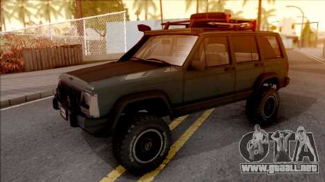 Jeep Cherokee 1984 Off-Road para GTA San Andreas