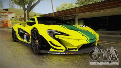 McLaren P1 GTR para GTA San Andreas