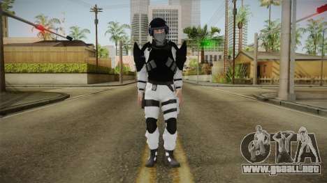 Mirror Edge Cop Heavy v2 para GTA San Andreas
