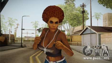 Afro Girl Skin v2 para GTA San Andreas
