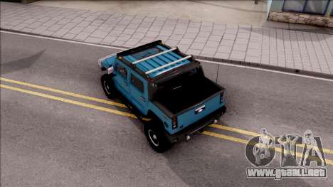 Hummer H2 Sut 4x4 para GTA San Andreas