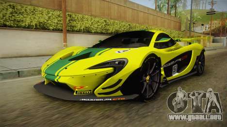 McLaren P1 GTR para GTA San Andreas