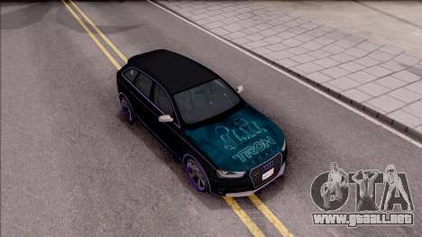 Audi RS4 Avant Edition Tron Legacy para GTA San Andreas