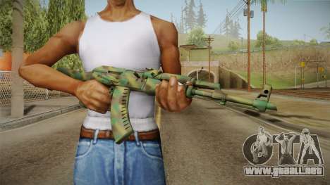 CS: GO AK-47 Jungle Spray Skin para GTA San Andreas