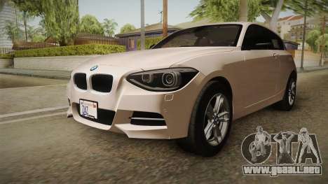BMW M135i 2013 para GTA San Andreas