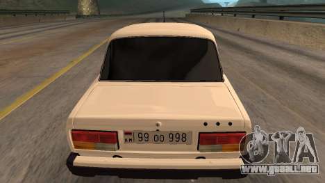 VAZ 2107 Armenian para GTA San Andreas