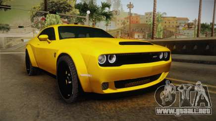 Dodge Challenger Demon 2018 para GTA San Andreas