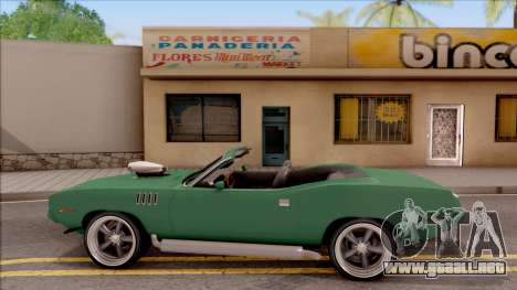 Plymouth Hemi Cuda 426 Cabrio 1971 para GTA San Andreas