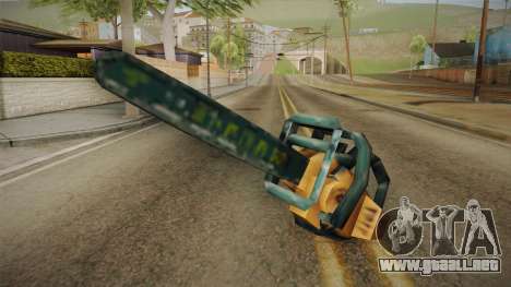 Motosierra Doble Hoja Chainsaw para GTA San Andreas