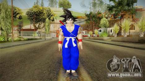 Goku Original DB Gi Blue v1 para GTA San Andreas
