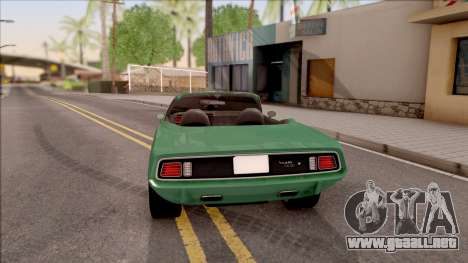 Plymouth Hemi Cuda 426 Cabrio 1971 para GTA San Andreas