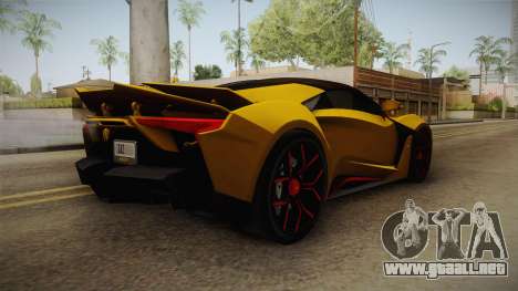 Asphalt 8 - Fenyr SuperSport W Motors para GTA San Andreas