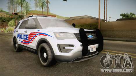 Ford Explorer 2016 Police para GTA San Andreas