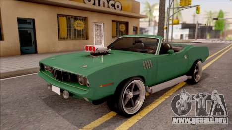 Plymouth Hemi Cuda 426 Cabrio 1971 para GTA San Andreas