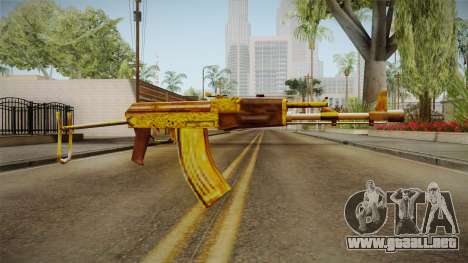 SFPH Playpark - Gold AK47 para GTA San Andreas