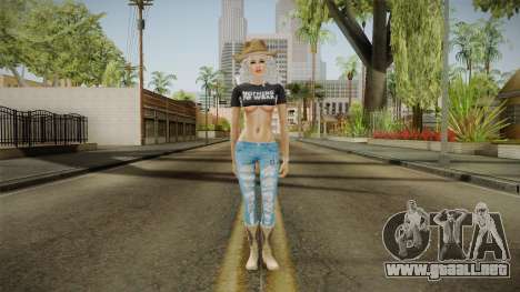 Cowgirl Suzy Skin para GTA San Andreas