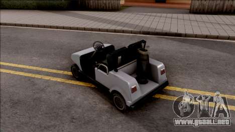 Roofless Civilian Caddy para GTA San Andreas
