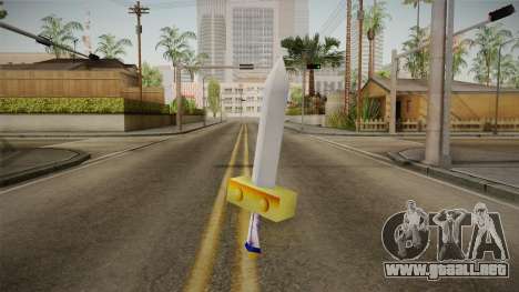 Hyrule Warriors - Kokiri Sword para GTA San Andreas