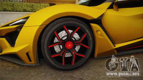 Asphalt 8 - Fenyr SuperSport W Motors para GTA San Andreas