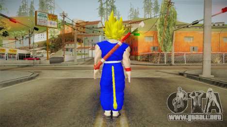 Goku Original DB Gi Blue v4 para GTA San Andreas