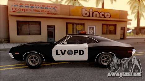 Ford Gran Torino Police LVPD 1972 v3 para GTA San Andreas