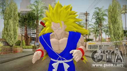 Goku Original DB Gi Blue v5 para GTA San Andreas