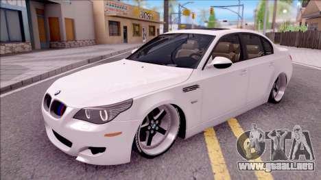 El BMW M5 E60 CHUPANDO para GTA San Andreas