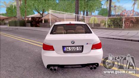 El BMW M5 E60 CHUPANDO para GTA San Andreas