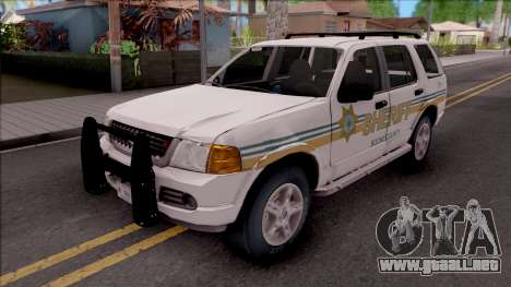 Ford Explorer 2002 Boone County Sheriff Office para GTA San Andreas
