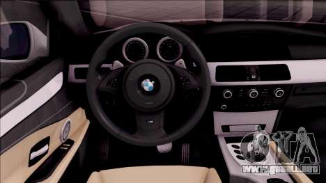 El BMW M5 E60 CHUPANDO para GTA San Andreas