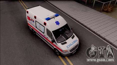 Mercedes-Benz Sprinter Hitna Pomoc para GTA San Andreas