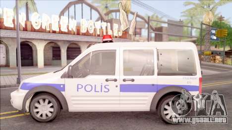 Ford Tourneo Connect 90PS Turkish Police para GTA San Andreas