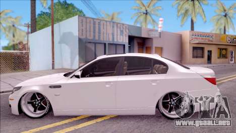 El BMW M5 E60 CHUPANDO para GTA San Andreas