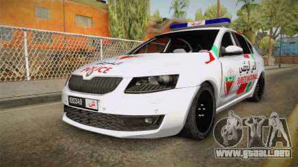 Skoda Octavia Moroccan Police para GTA San Andreas