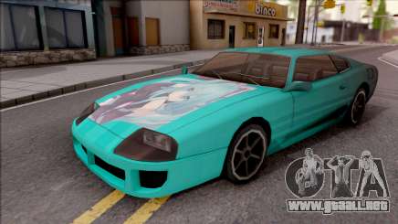 Miku Hatsune Jester Car para GTA San Andreas