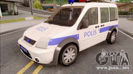 Ford Tourneo Connect 90PS Turkish Police para GTA San Andreas